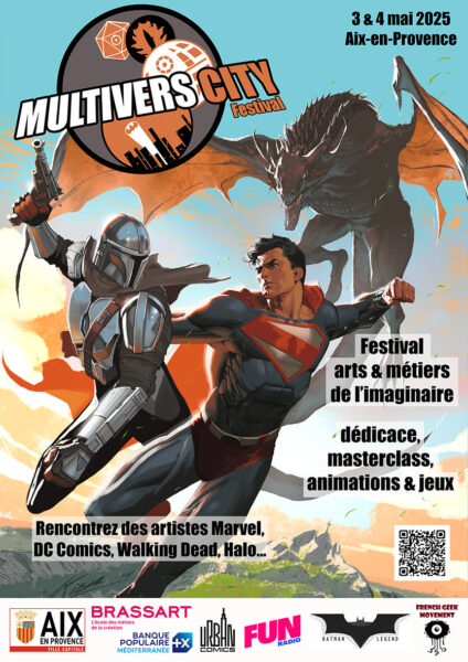 Affiche festival Multivers city Aix-en-provence