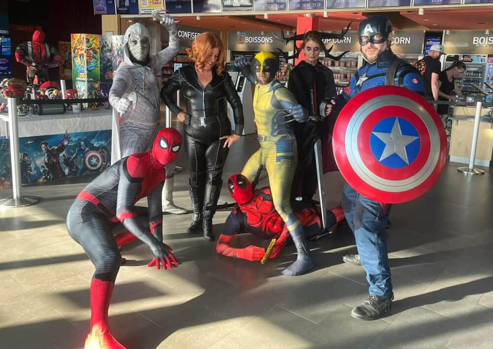 Animation cosplay Show Super-Héros